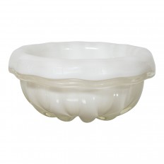 Petite opaline Murano glass bowl